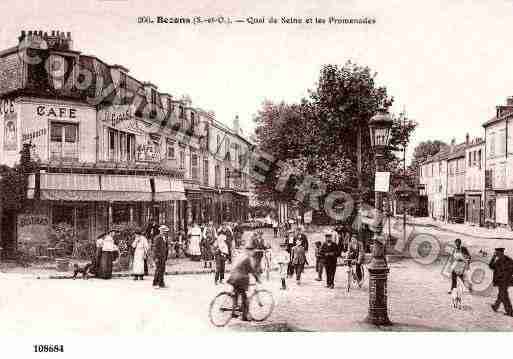 Ville de BEZONS, carte postale ancienne