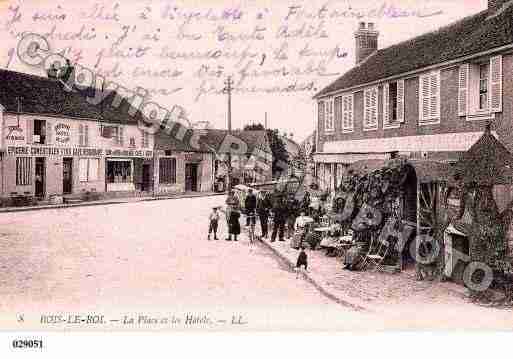 Ville de BOISLEROI, carte postale ancienne