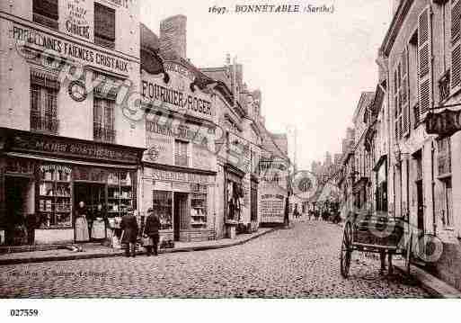 Ville de BONNETABLE, carte postale ancienne