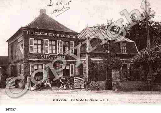 Ville de BOVES, carte postale ancienne