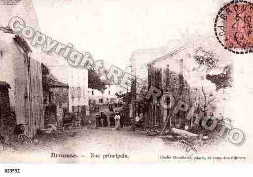 Ville de BROUSSE, carte postale ancienne