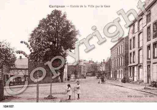 Ville de CARIGNAN, carte postale ancienne