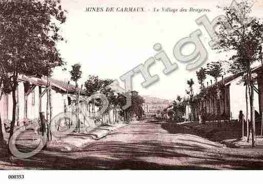 Ville de CARMAUX, carte postale ancienne