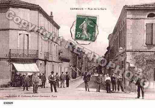 Ville de CARMAUX, carte postale ancienne