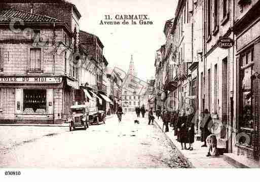 Ville de CARMAUX, carte postale ancienne