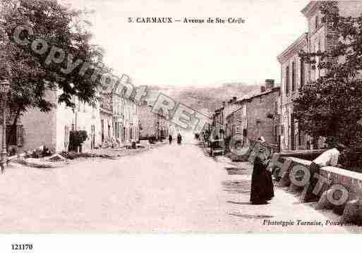 Ville de CARMAUX, carte postale ancienne