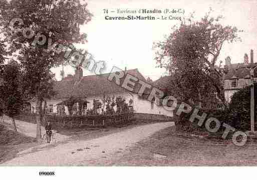 Ville de CAVRONSTMARTIN, carte postale ancienne