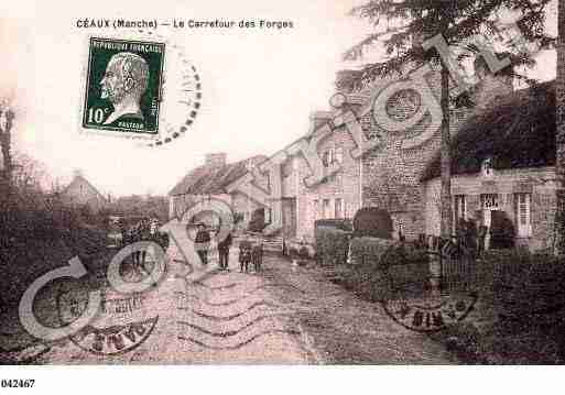Ville de CEAUX, carte postale ancienne