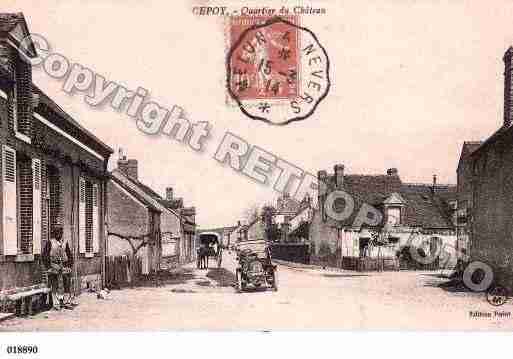 Ville de CEPOY, carte postale ancienne