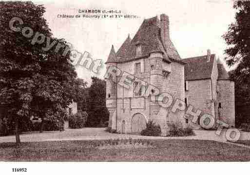 Ville de CHAMBON, carte postale ancienne