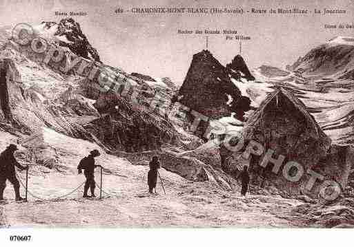 Ville de CHAMONIXMONTBLANC, carte postale ancienne