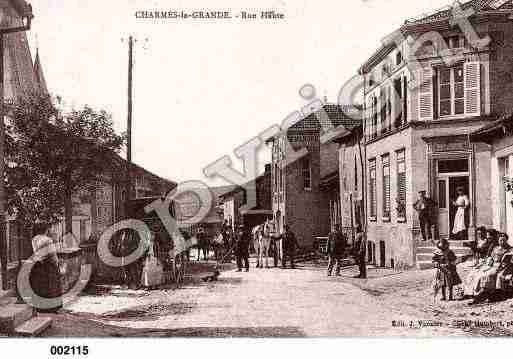 Ville de CHARMESLAGRANDE, carte postale ancienne