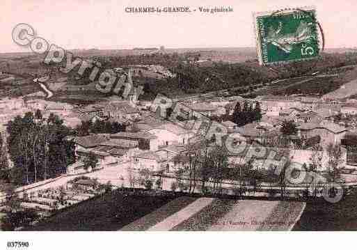 Ville de CHARMESLAGRANDE, carte postale ancienne