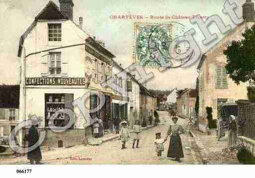 Ville de CHARTEVES, carte postale ancienne