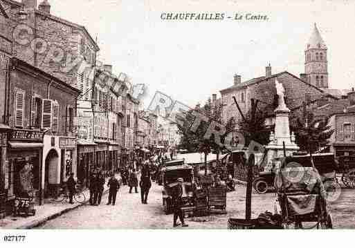 Ville de CHAUFFAILLES, carte postale ancienne