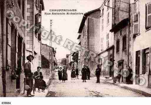 Ville de CHAUFFAILLES, carte postale ancienne