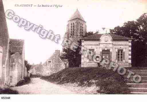 Ville de CHAUMONTPORTRENARD, carte postale ancienne Ville de CHAUMONTPORTRENARD, carte postale ancienne