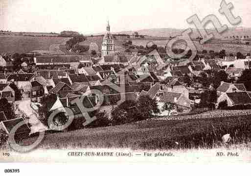 Ville de CHEZYSURMARNE, carte postale ancienne