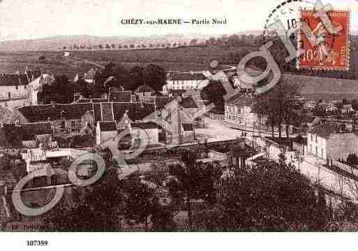 Ville de CHEZYSURMARNE, carte postale ancienne