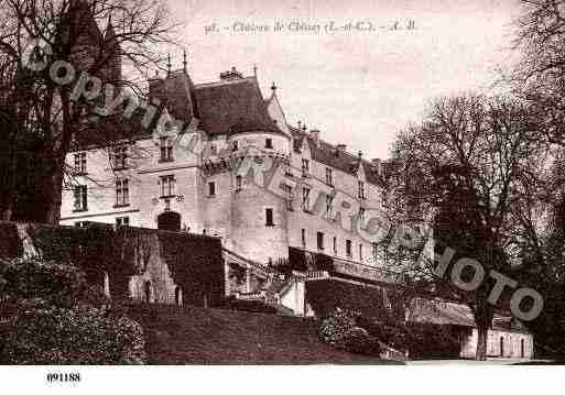 Ville de CHISSAYENTOURAINE, carte postale ancienne