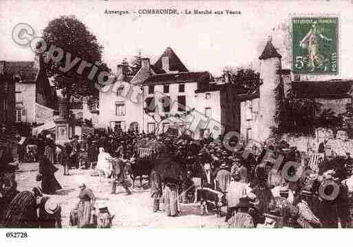 Ville de COMBRONDE, carte postale ancienne