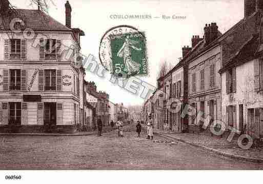 Ville de COULOMMIERS, carte postale ancienne