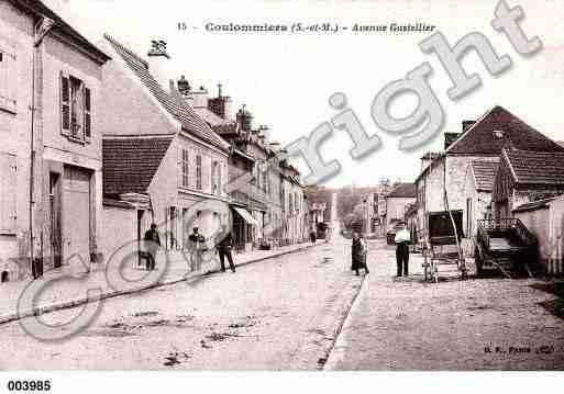 Ville de COULOMMIERS, carte postale ancienne