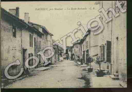 Ville de DAGNEUX, carte postale ancienne