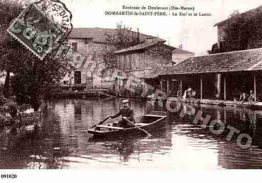 Ville de DOMMARTINLESAINTPERE, carte postale ancienne