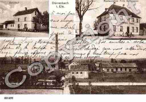 Ville de DURRENBACH, carte postale ancienne