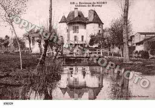 Ville de ECHIRE, carte postale ancienne