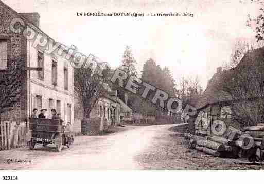 Ville de FERRIEREENDOYEN, carte postale ancienne