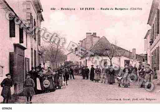 Ville de FLEIX(LE), carte postale ancienne