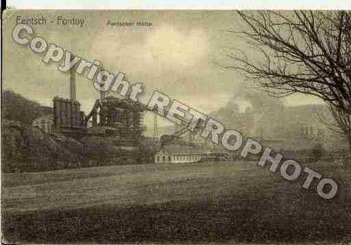 Ville de FONTOY, carte postale ancienne