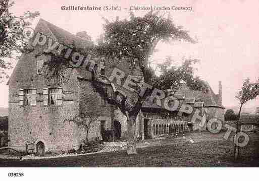 Ville de GAILLEFONTAINE, carte postale ancienne