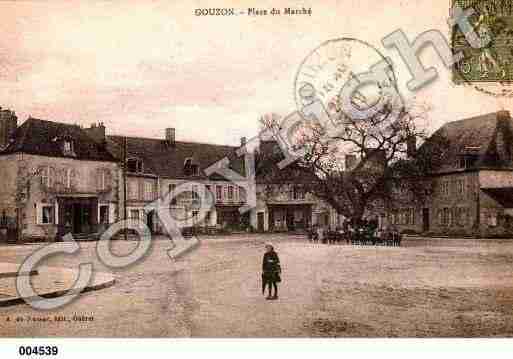 Ville de GOUZON, carte postale ancienne