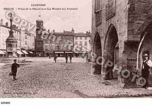 Ville de ISSOIRE, carte postale ancienne