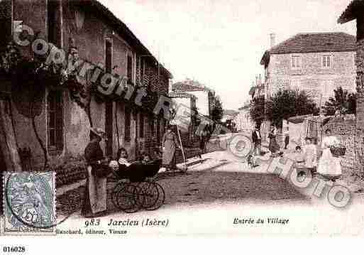 Ville de JARCIEU, carte postale ancienne