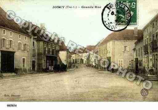 Ville de JONCY, carte postale ancienne