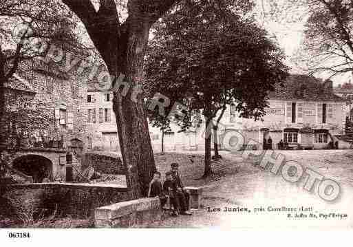 Ville de JUNIES(LES), carte postale ancienne