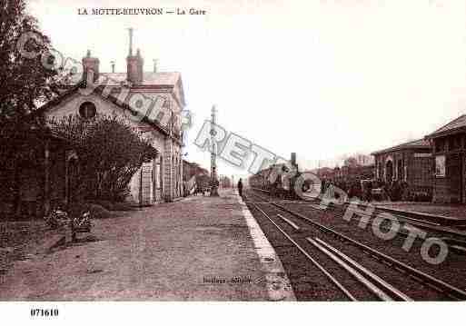 Ville de LAMOTTEBEUVRON, carte postale ancienne