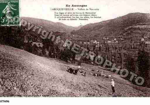 Ville de LAROQUEVIEILLE, carte postale ancienne