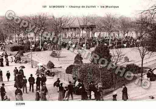 Ville de LIMOGES, carte postale ancienne