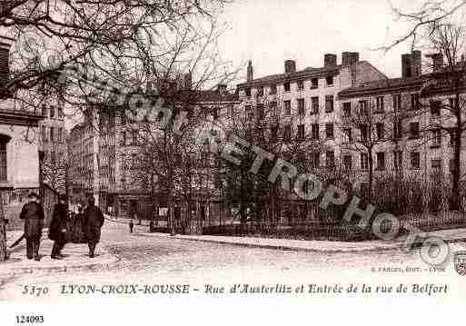 Ville de LYON, carte postale ancienne