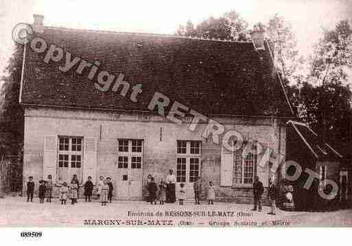 Ville de MARGNYSURMATZ, carte postale ancienne