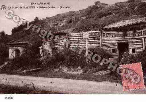 Ville de MASSIGES, carte postale ancienne