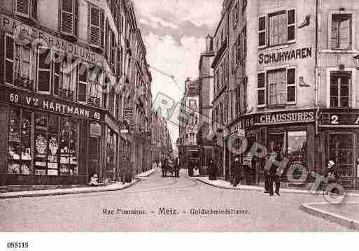 Ville de METZ, carte postale ancienne