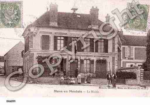 Ville de MONSENMONTOIS, carte postale ancienne