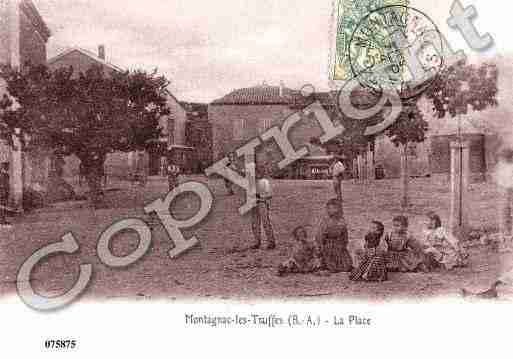 Ville de MONTAGNACMONTPEZAT, carte postale ancienne