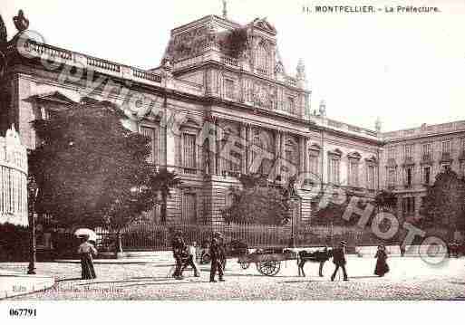 Ville de MONTPELLIER, carte postale ancienne